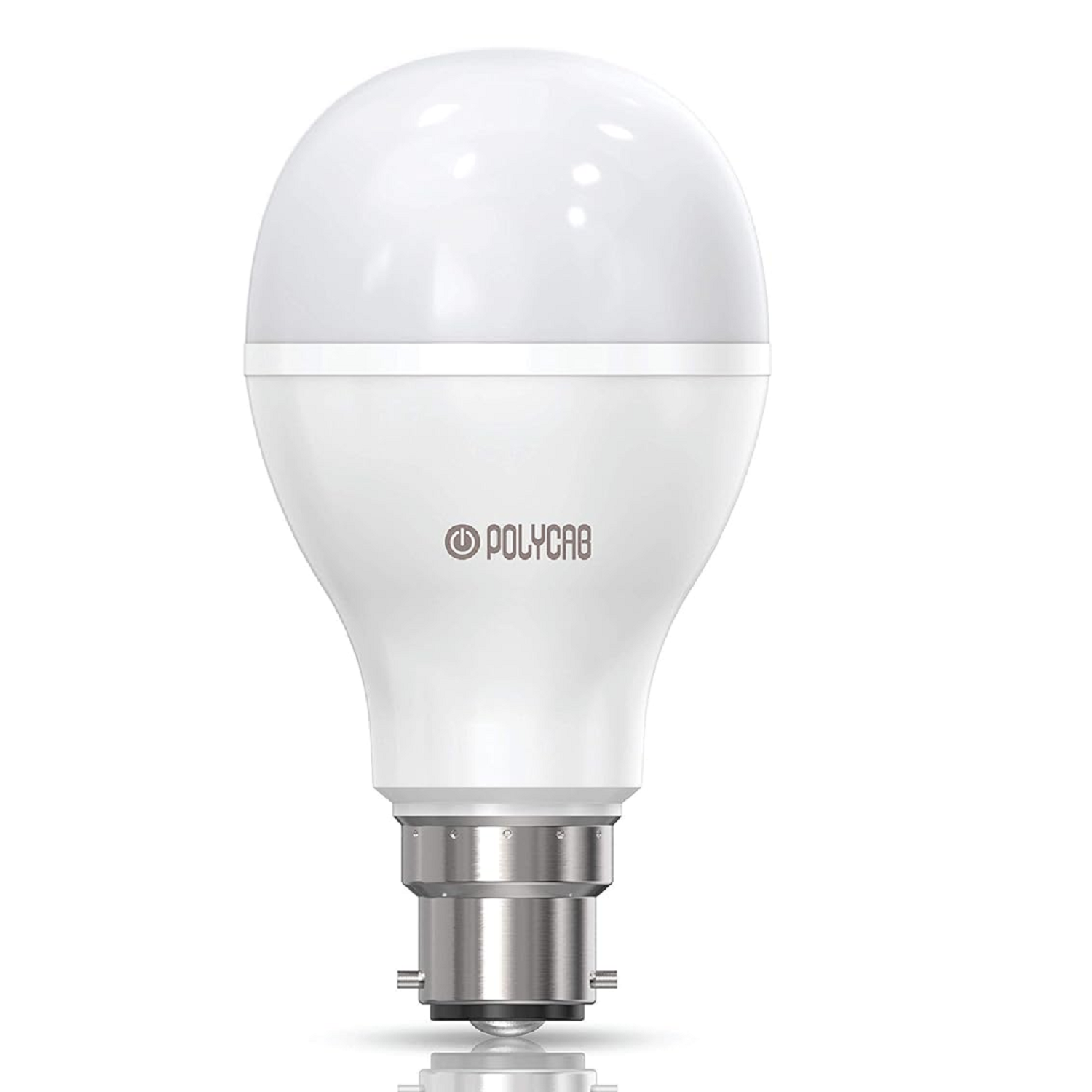Polycab 15W Aelius Energy-Saving LED Bulb B22 Base BC Cool Day Light  White